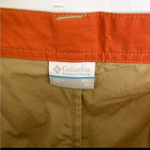 New Mens Columbia Big & Tall Washed Out Khaki Beige Casual Shorts Sz 50 NWT 10" - Picture 4 of 7